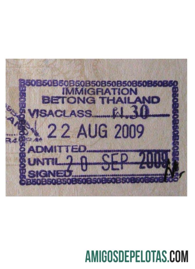 SELO DE VISTO DA TAILÂNDIA baixar para verificação